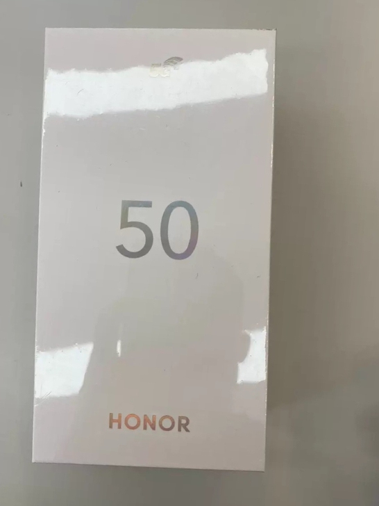 荣耀50 8+256g亮黑色，手机全新未拆...