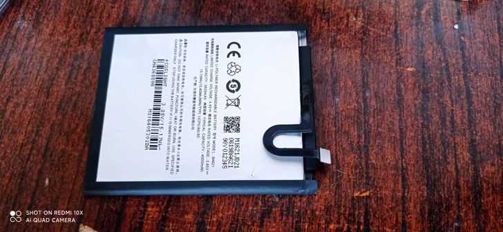 魅蓝note5电池0循环没有用过全新，我朋...