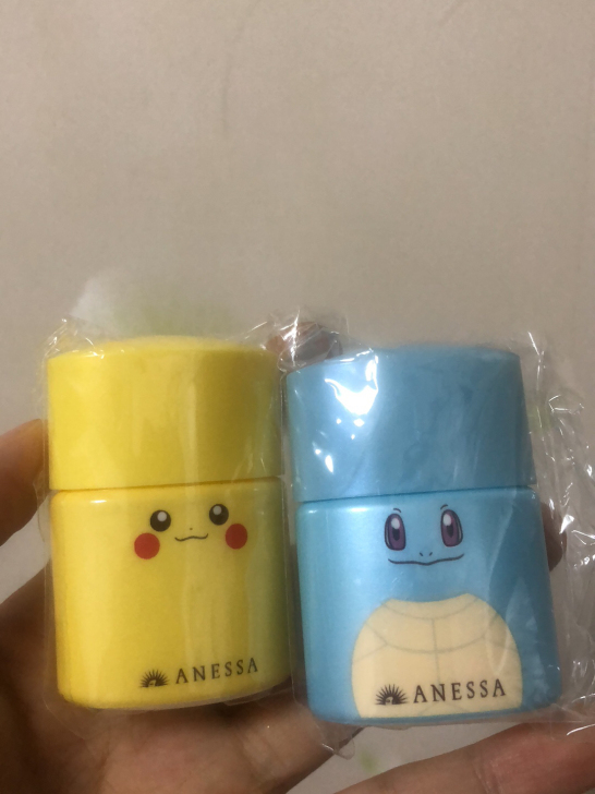 安耐沙神奇宝贝联名小样防晒霜两支全新