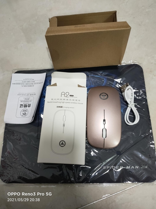 全新银雕可充电式无线鼠标蓝牙无声静音电脑笔...