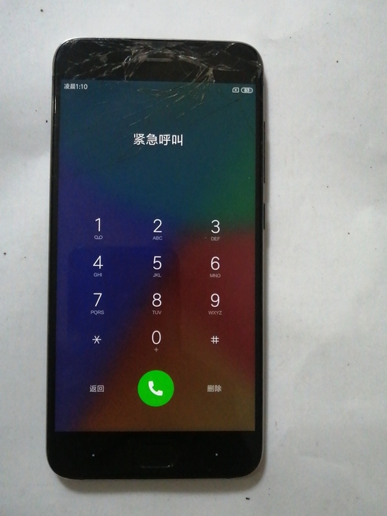 小米6故障手机外屏破了内屏好的有账号密码退...