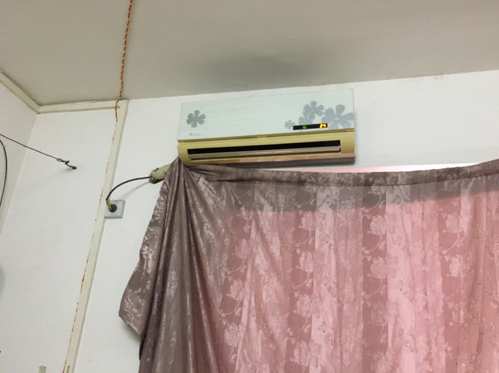 挂式空调500块 买的时候1200 自提自拆
