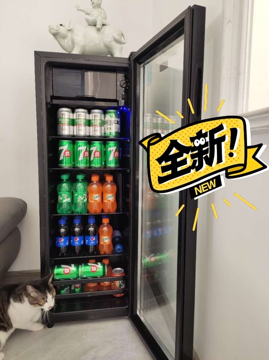 荣事达冰吧厅吧单门玻璃门办公室家用冷藏保鲜柜