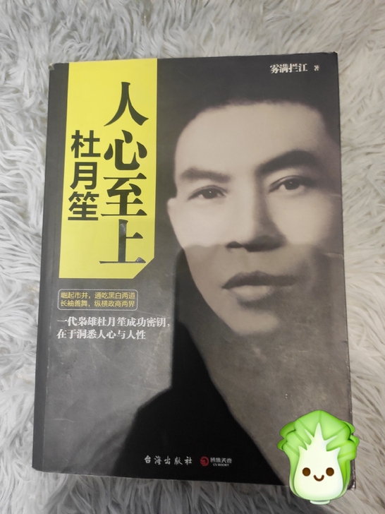 二手图书 人心至上 杜月笙 九成新