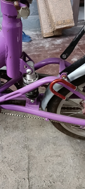 可折叠自行车，带锁，不议价，湖滨镇自取