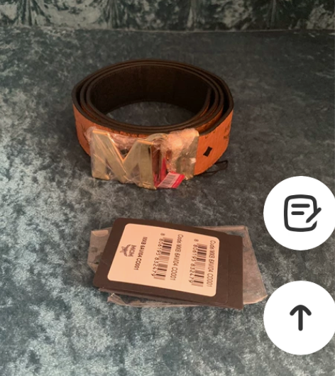 mcm皮带 mcm腰带皮带,全新未拆封,适...