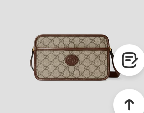 [圣诞礼物]GUCCI古驰互扣式双G迷你手...