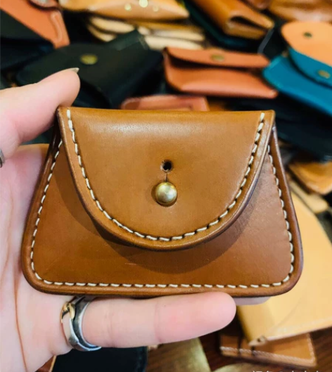 咔叽小物 牛皮手作耳机线包  女士男士通用...