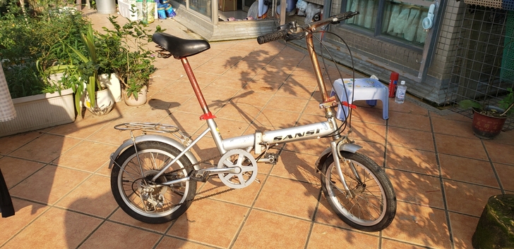 16寸折叠自行车