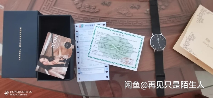 DW丹尼尔丶惠灵顿男表钢带40MM，几乎没...