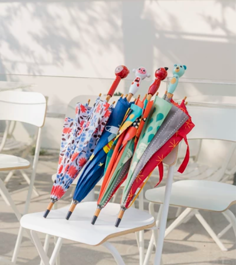 全新正品法国Vilac儿童卡通雨伞宝宝木制...