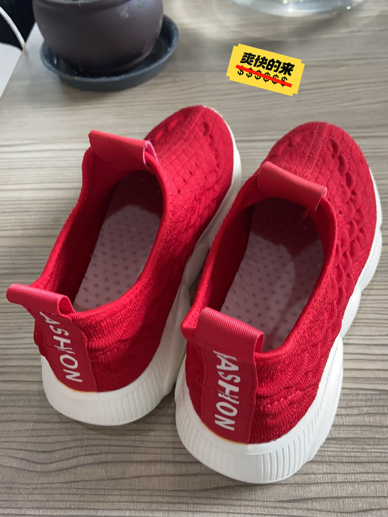 99新 懒人鞋 运动鞋 针织面  没穿过 ...