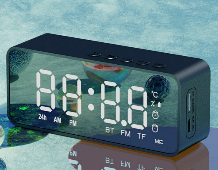 蓝牙音响高音质小型迷你学生闹钟多功能无线小...