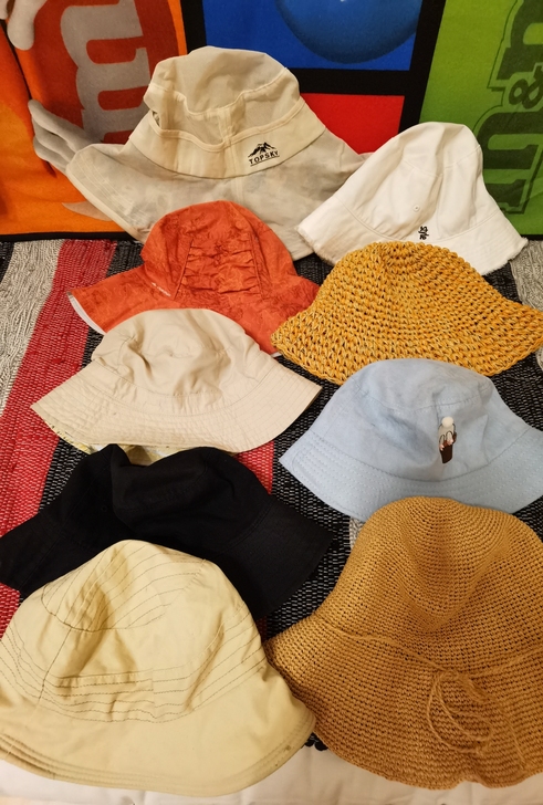 本店清仓售远行客、诺米、迪卡侬等草编渔夫帽...