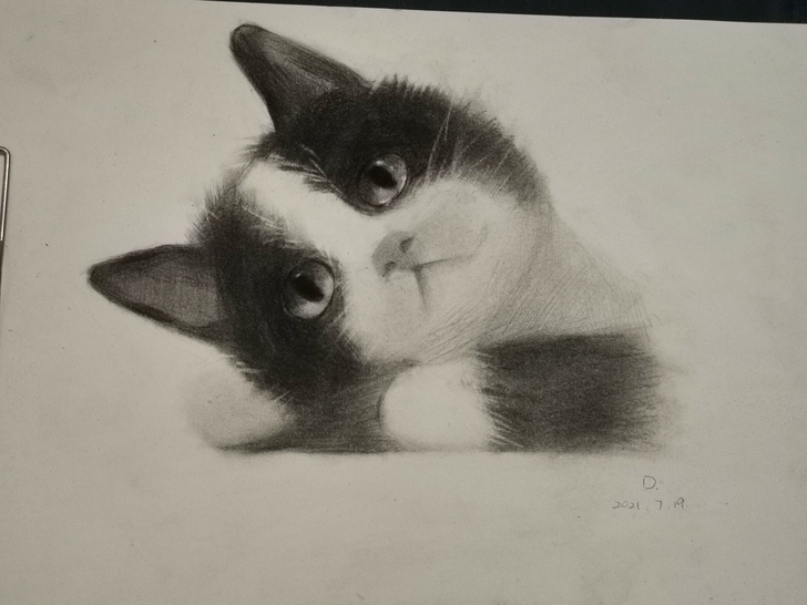 有没有人喜欢这种素描画哇