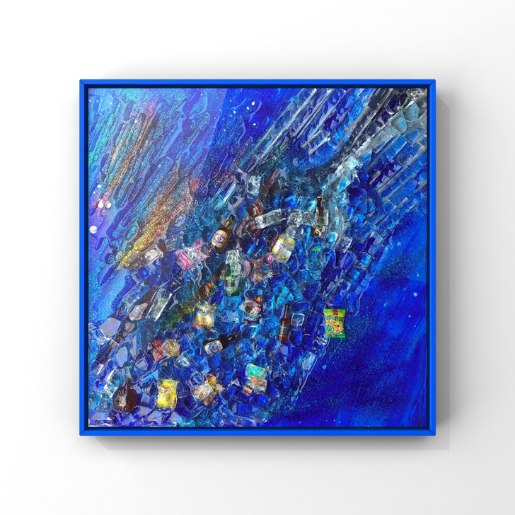 丙烯画｜原创作品《诱因》｜盗图必究