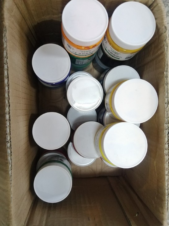 24色100ML罐装水粉颜料