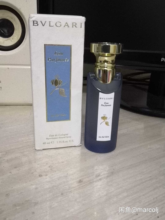 全新宝格丽蓝茶古龙40ml 。盒子有褶皱