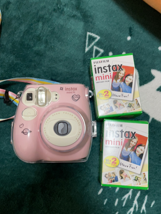 拍立得mini7c粉白色