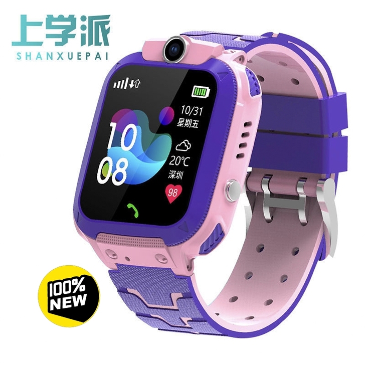 上学派W34长续航儿童手表GPS定位智能手...
