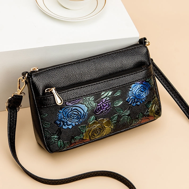 韩版女士斜背包中单肩买菜零钱包小包斜挎包