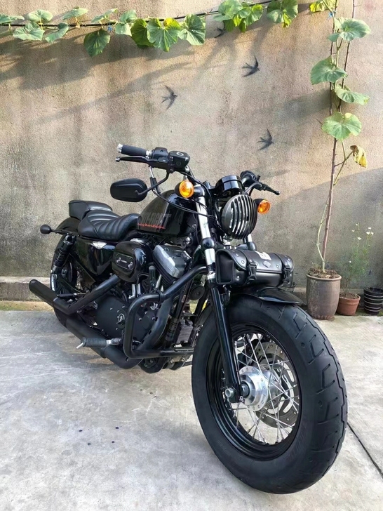 2015哈雷X48复古 巡航 太子二手摩托...