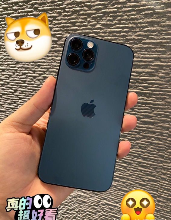 自用苹果12pro 256g 海蓝色全网通...