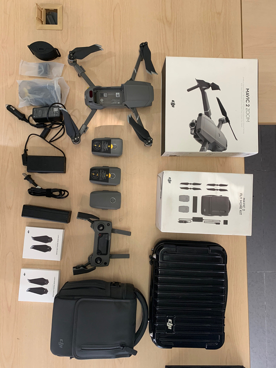 大疆御2变焦版无人机，9.5成新，无拆无修...