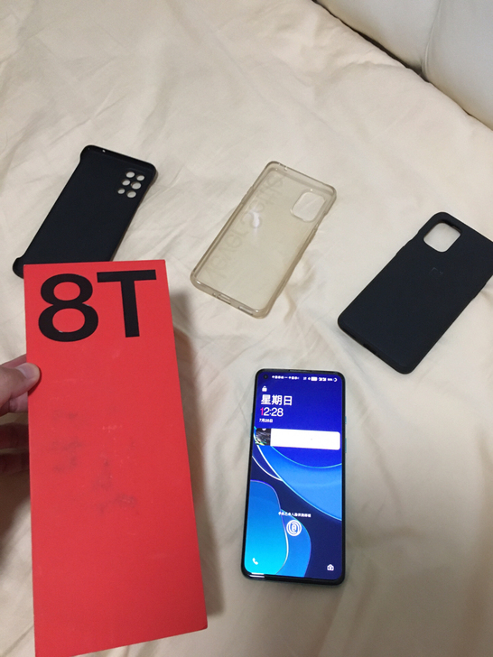 一加8t 12+256g 青域，全部配件箱...