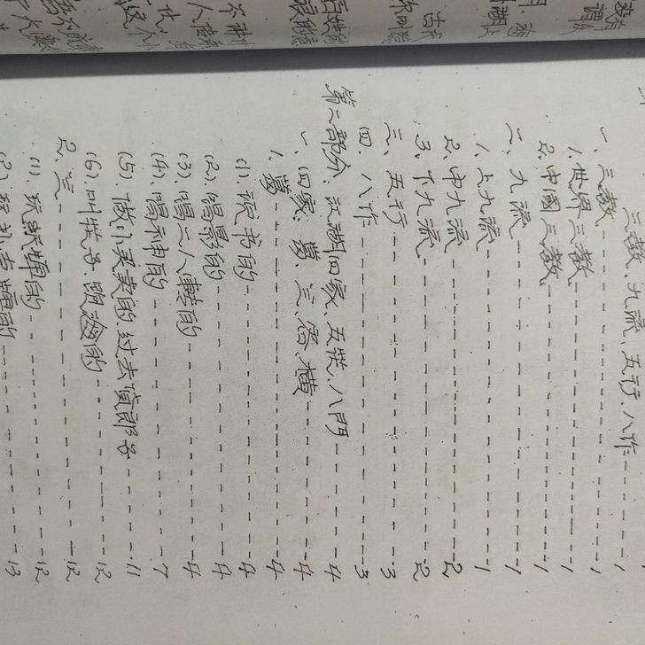 手抄本民俗江湖春典54面,江湖行话,仙话等
