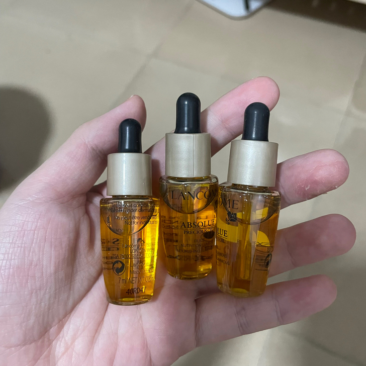 兰蔻菁纯柔肤精粹油7ml2支