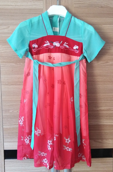 女童新款汉服超仙公主裙110-160