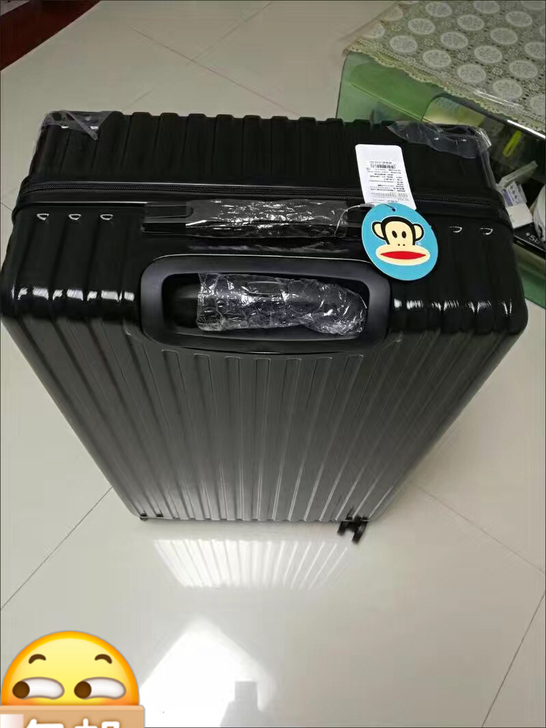 【正品包邮大嘴猴行李箱】假一陪十