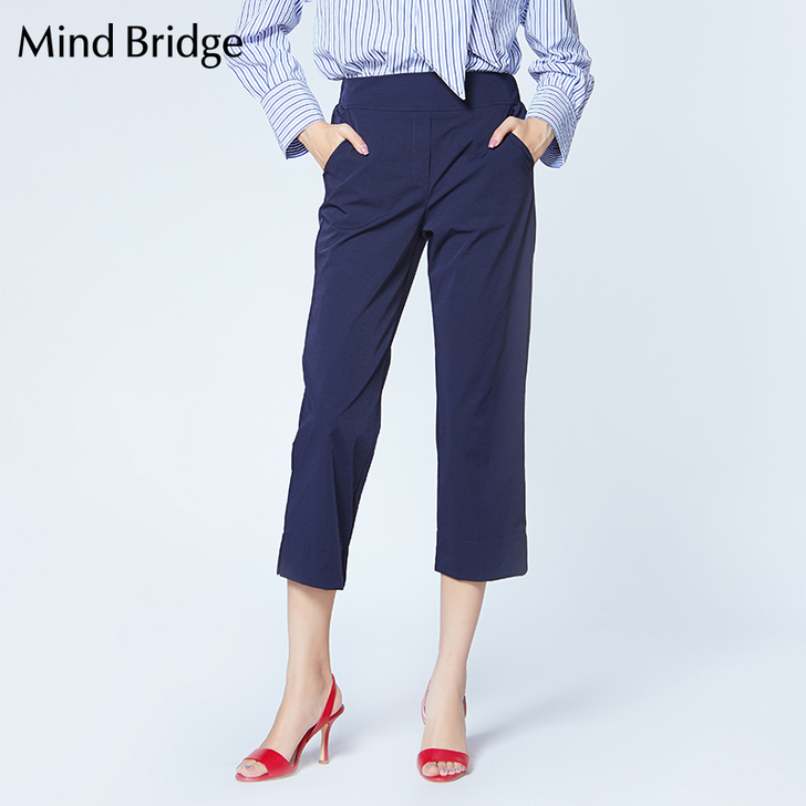 Mind Bridge休闲裤九分裤百家好女...