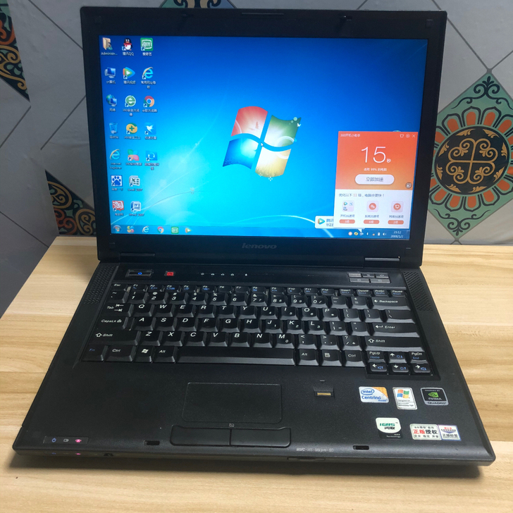 联想笔记本电脑， 4GB+14寸+120G...