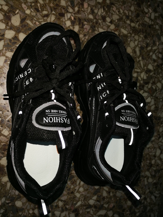 透气老爹鞋  女厚底透气休闲运动鞋，36码...