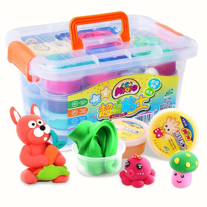 24色儿童手工粘土橡皮泥