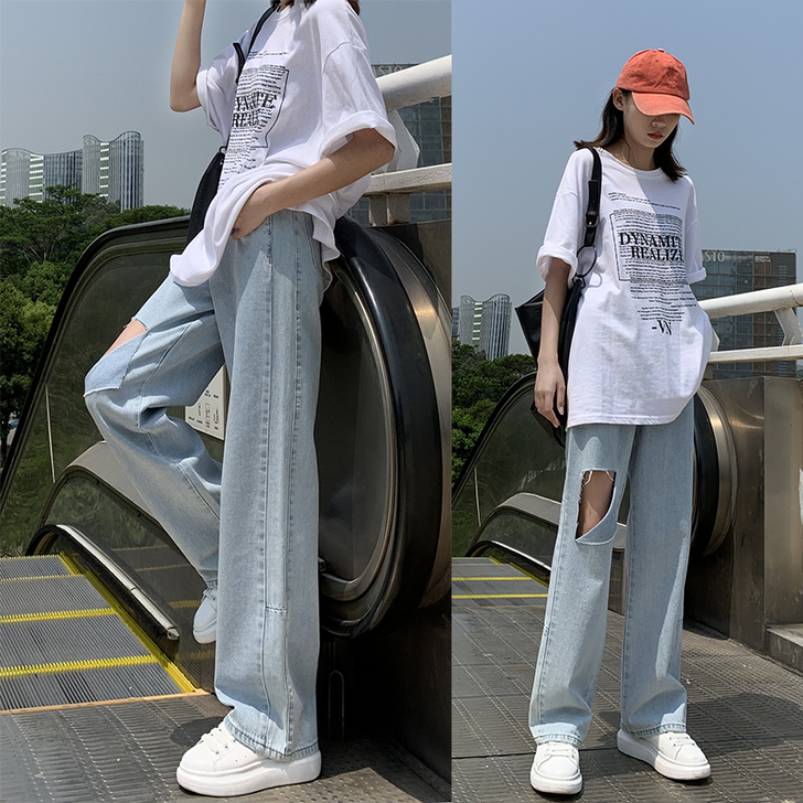 奢文 牛仔裤