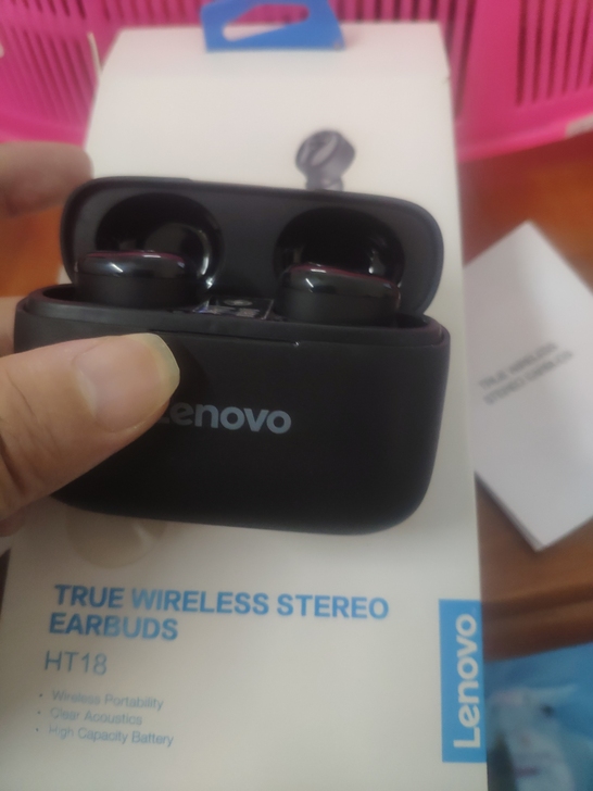 正品联想蓝牙耳机HT18型号，全入耳式，音...