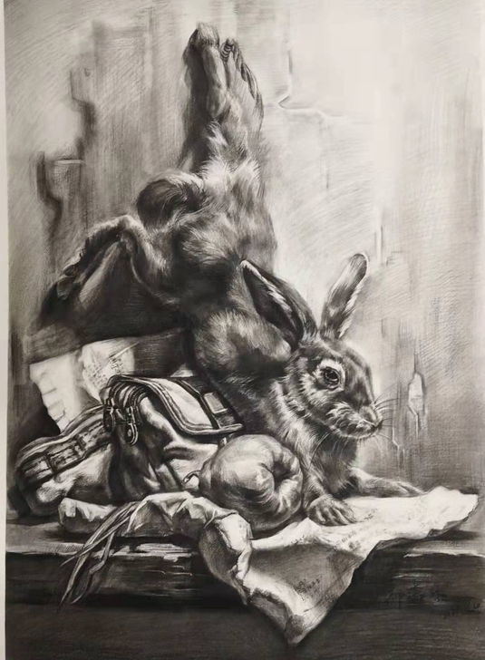 20元起四开素描作品低价。