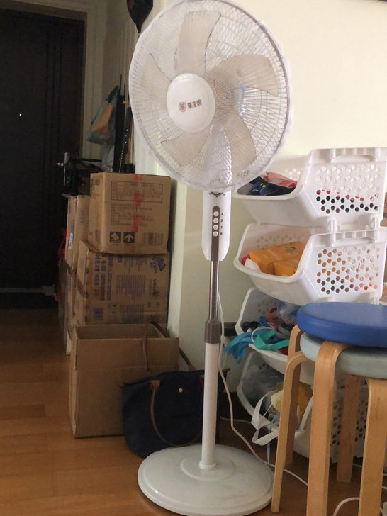 华生牌风扇高大概140cm直径约47