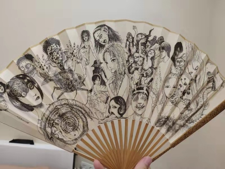 绘画，扇面，新合作内容，朋友绘画作品，毕业...