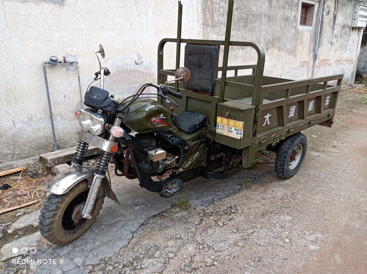 出闲置大河175机头燃油三轮摩托车,机头力...