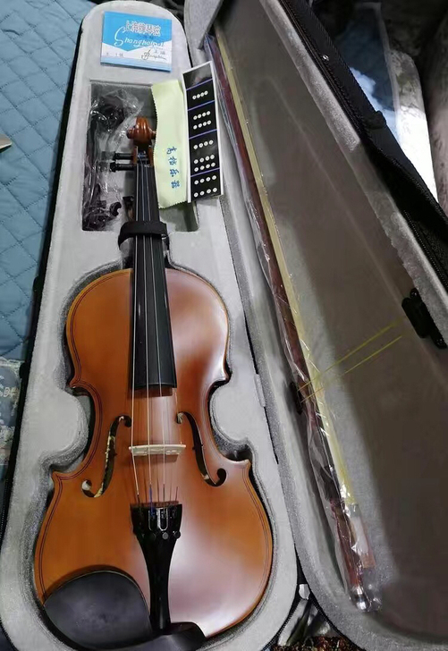 原价1200买的小提琴贱卖，该有的配件都有...