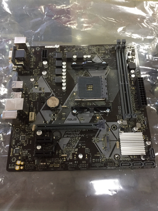 华硕PRIME B450M-K主板支持AM...