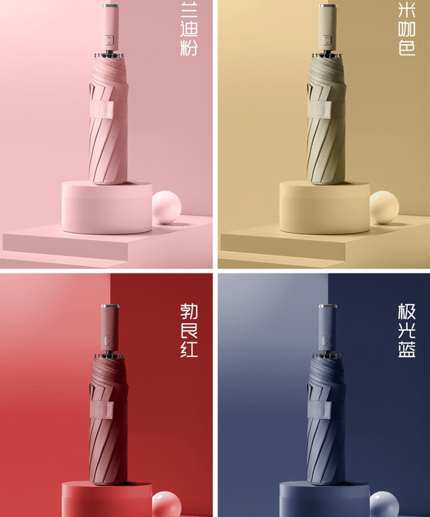 南极人全自动太阳伞折叠伞女学生韩版大号双人...