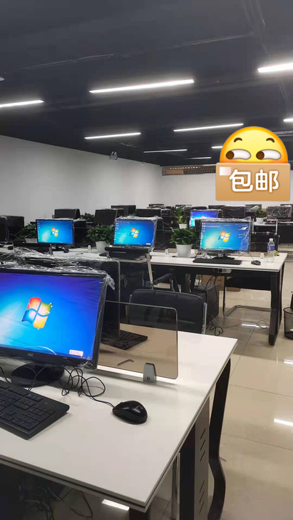 急售自用办公商务家用9成新台式电脑主机 笔...