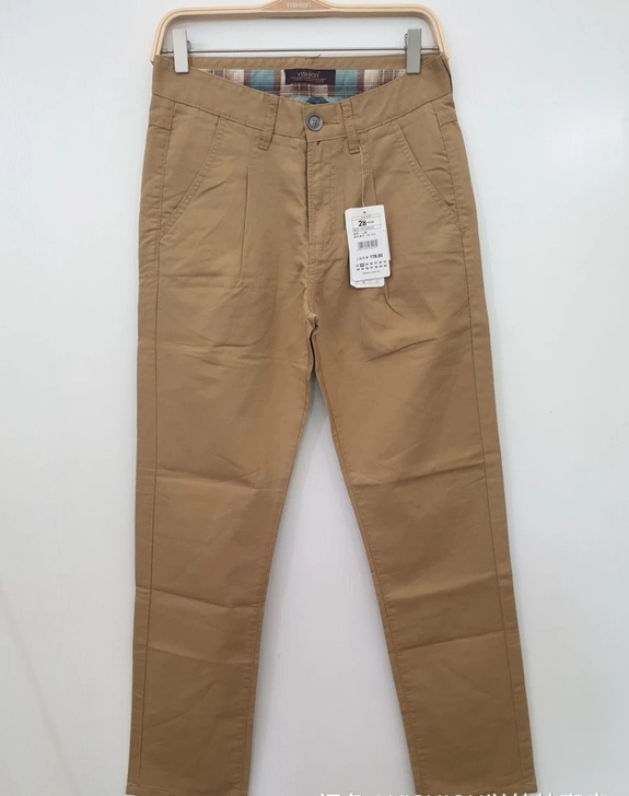 夏款！YISHION以纯男士休闲裤28/2...