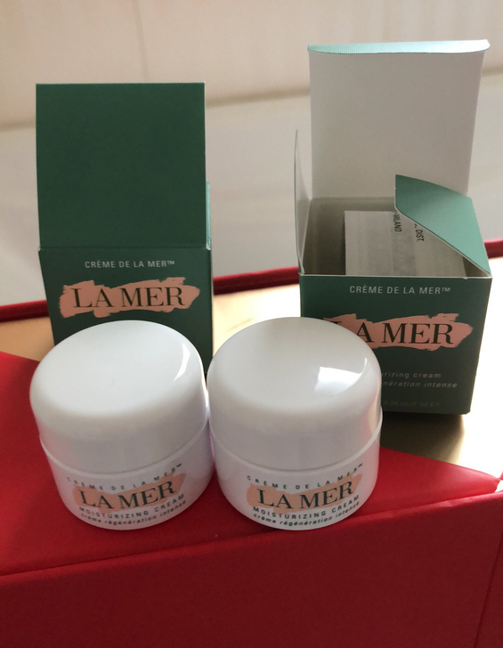转海蓝面霜小样2个，一个7ml，2020年...