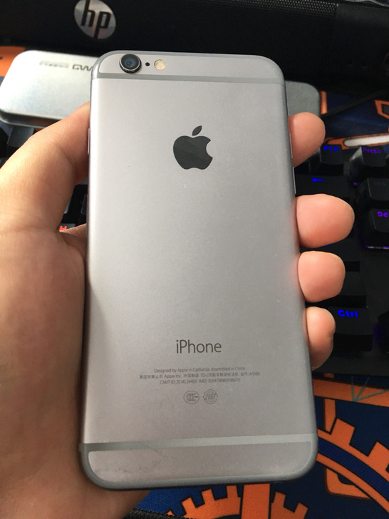 苹果6国行32g深空灰色，三网通无锁，id...